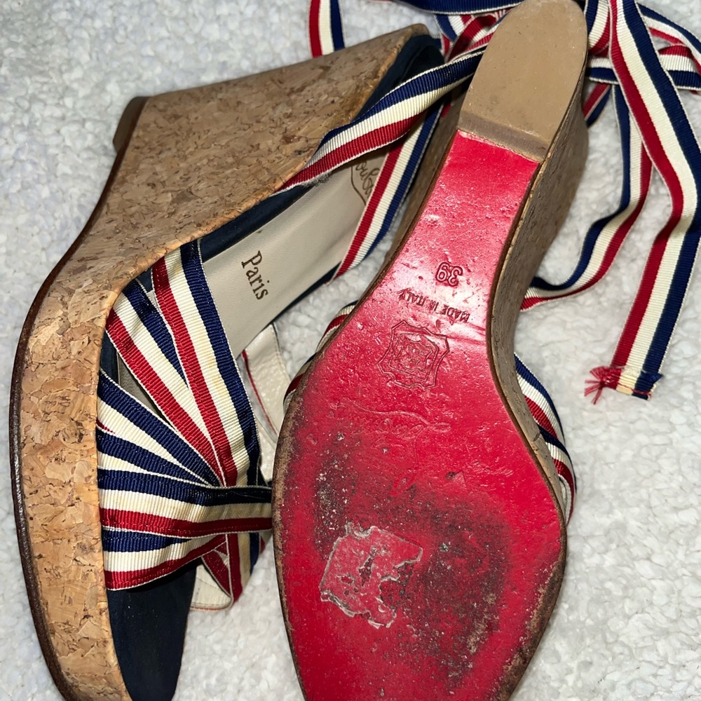Christian Louboutin Pre-Owned Wedges size 39 - Picture 2 of 6